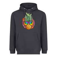 Smoke pineapple and glasses Heavyweight Hoodie - JahusDesignShop