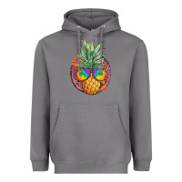 Storm pineapple and glasses Heavyweight Hoodie - JahusDesignShop