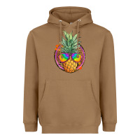 Toasted Coconut pineapple and glasses Heavyweight Hoodie - JahusDesignShop