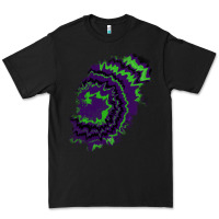 Black tie dye patch Premium Tee - RanaPortraitStore