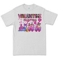 Dove Grey valentine express olivia Premium Tee - OliviaCreatesArt