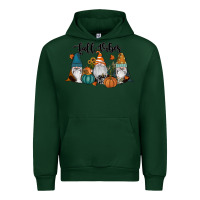 Forest Green Fall Vibes Gnomes Urban Hoodie - RanaPortraitStore