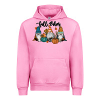 Fuchsia Pink Fall Vibes Gnomes Urban Hoodie - RanaPortraitStore