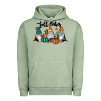 Pigment Oil Green Fall Vibes Gnomes Urban Hoodie - RanaPortraitStore