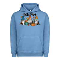 Pigment Pebble Blue Fall Vibes Gnomes Urban Hoodie - RanaPortraitStore