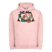 Pigment Salmon Fall Vibes Gnomes Urban Hoodie - RanaPortraitStore