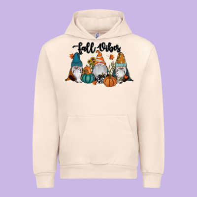 Fall Vibes Gnomes Urban Hoodie Designed By Ranaportraitstore