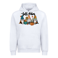 White Fall Vibes Gnomes Urban Hoodie - RanaPortraitStore