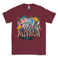 Burgundy Girl mama butterfly mother's day Classic Tee - HowdyJamesFarm