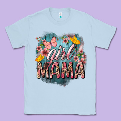 Girl Mama Butterfly Mother's Day Classic Tee Designed By Howdyjamesfarm