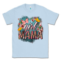 Dusty Blue Girl mama butterfly mother's day Classic Tee - HowdyJamesFarm