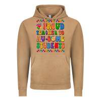 Vintage Camel Proud Teacher to au-some student Vintage Hoodie - CowhideDigitalArt