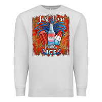 Dove Grey just here for the ice Premium Sweatshirt - JahusDesignShop