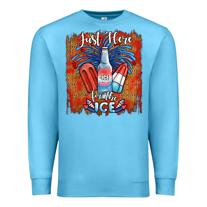 Just Here For The Ice Premium Sweatshirt by JahusDesignShop | Teevron