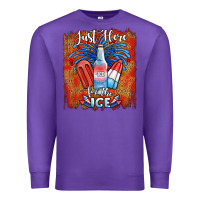 Purple just here for the ice Premium Sweatshirt - JahusDesignShop