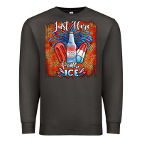 Smoke just here for the ice Premium Sweatshirt - JahusDesignShop