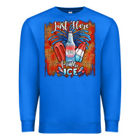 True Royal just here for the ice Premium Sweatshirt - JahusDesignShop