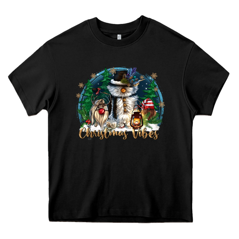 Christmas Vibes Heavy Core Tee by CowGirlArtShop | Teevron
