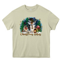 Mossy christmas vibes Heavy Core Tee - CowGirlArtShop