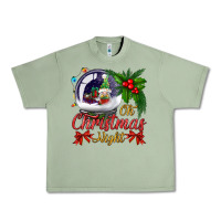 Oil Green oh christmas night snow globe Urban Heavy Tee - BundleAndBundleShop