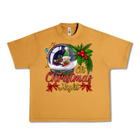 Peanut Butter oh christmas night snow globe Urban Heavy Tee - BundleAndBundleShop