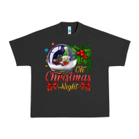 Pigment Black oh christmas night snow globe Urban Heavy Tee - BundleAndBundleShop