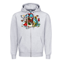Heather Grey Christmas sunflower gemstone nurse Zipper Hoodie - JahusDesignShop