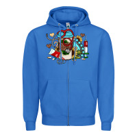 True Royal Christmas sunflower gemstone nurse Zipper Hoodie - JahusDesignShop
