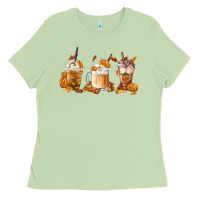 Matcha Fall Coffees Ladies Tee - FaDigitalArtStudio