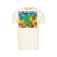 Vintage Arctic LGBTQ+ Proud Ally With Daisy Tumbler Vintage Tee - BundleAndBundleShop