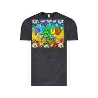 Vintage Black LGBTQ+ Proud Ally With Daisy Tumbler Vintage Tee - BundleAndBundleShop