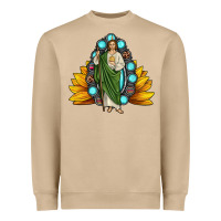 Mushroom san judas gemstone sunflower Heavyweight Sweatshirt - JahusDesignShop