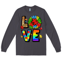 Smoke autism love Long Sleeve Tee - LillyAllenDesigns