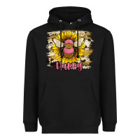 Black bee happy Heavyweight Hoodie - JahusDesignShop