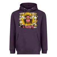 Plum bee happy Heavyweight Hoodie - JahusDesignShop