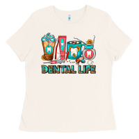 Bone Dental Life Dentist Coffee Cups Ladies Tee - FaDigitalArtStudio