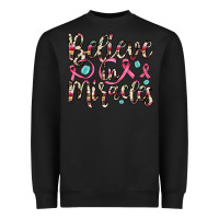 Black believe in miracles Heavyweight Sweatshirt - JahusDesignShop