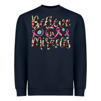 Navy believe in miracles Heavyweight Sweatshirt - JahusDesignShop