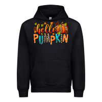 Black Hello pumpkin Urban Hoodie - RanaPortraitStore