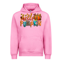 Fuchsia Pink Hello pumpkin Urban Hoodie - RanaPortraitStore