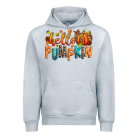 Heather Grey Hello pumpkin Urban Hoodie - RanaPortraitStore