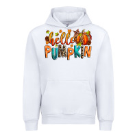 White Hello pumpkin Urban Hoodie - RanaPortraitStore
