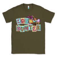 Army Green Egg hunter Easter Day Classic Tee - CowGirlArtShop