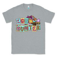 Heather Grey Egg hunter Easter Day Classic Tee - CowGirlArtShop