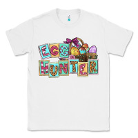 White Egg hunter Easter Day Classic Tee - CowGirlArtShop