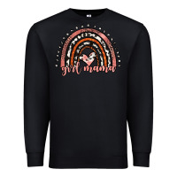 Black girl mama western leopard rainbow Premium Sweatshirt - JahusDesignShop