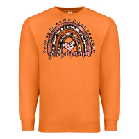 Carrot girl mama western leopard rainbow Premium Sweatshirt - JahusDesignShop