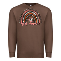 Chestnut girl mama western leopard rainbow Premium Sweatshirt - JahusDesignShop