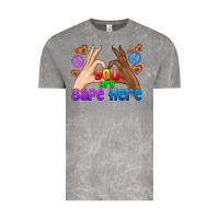 Cloud Rock LGBTQ+ You Are Safe Here Vintage Tee - BundleAndBundleShop