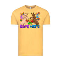 Vintage Mustard LGBTQ+ You Are Safe Here Vintage Tee - BundleAndBundleShop